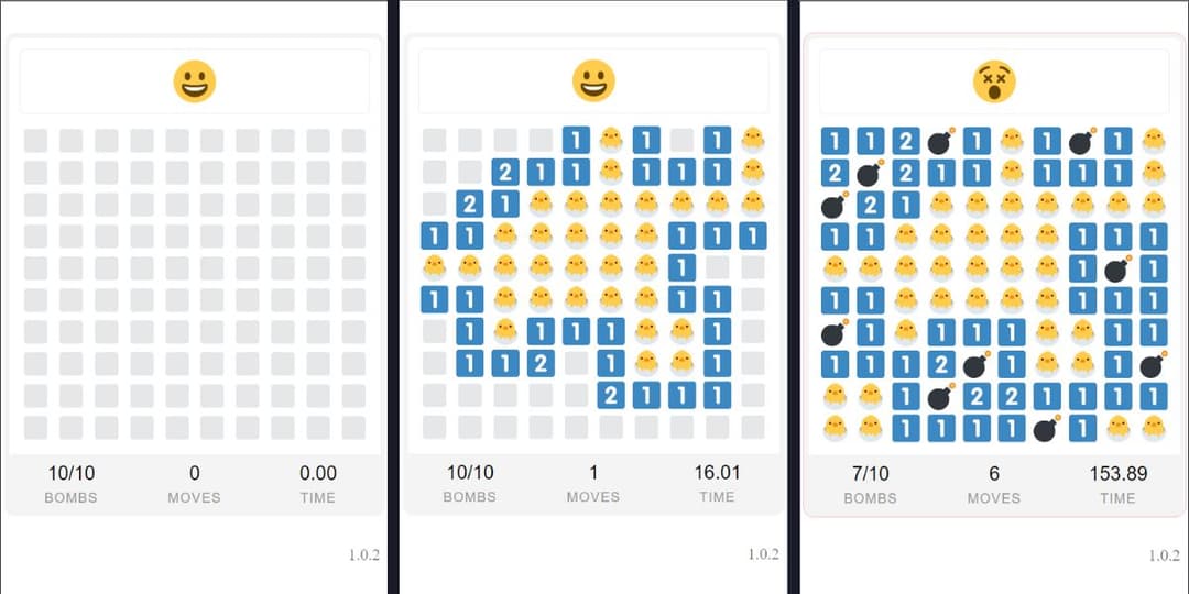 Emoji Minesweeper Game Online